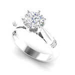 2 Carat IGI Certified D Color Lab Diamond 14K White Gold Engagement Ring