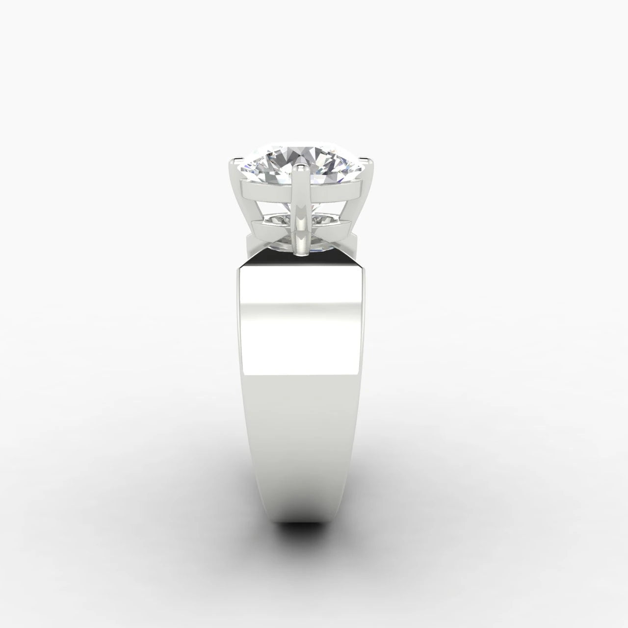 2.5 Carat IGI Certified Lab Diamond 14K White Gold Promise Ring