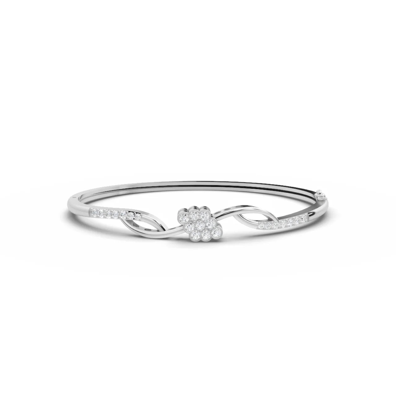 0.5 Carat Diamond Twist Of Grace 14K Bracelet