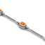 Mexican Fire Opal Sterling Silver Bracelet