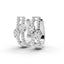 0.5 Carat Diamond Bloom Cluster 14K Gold Huggies
