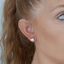 2 Carat IGI Certified Lab Diamond F Color 18K Yellow Gold Studs