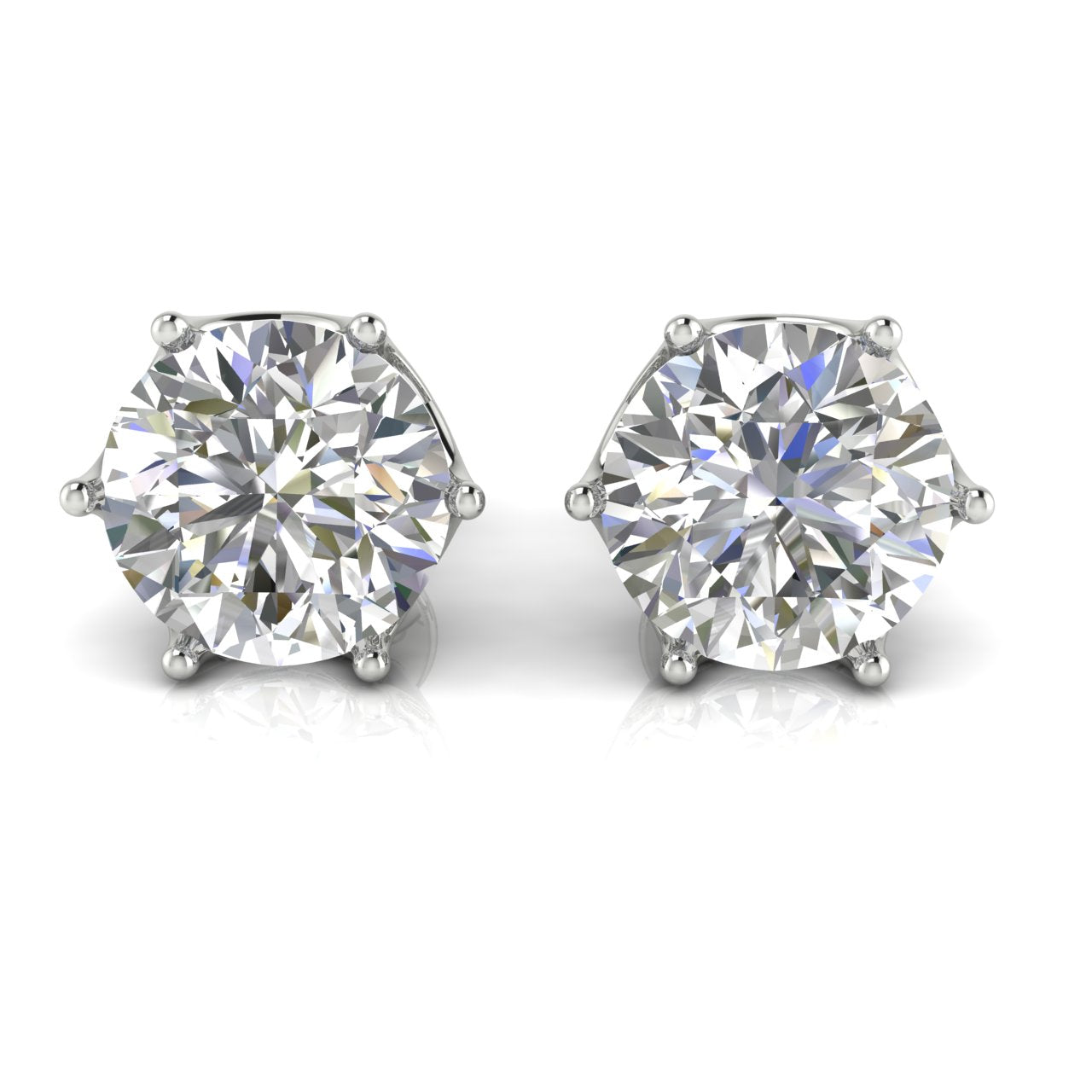 Diamond Studs Front View