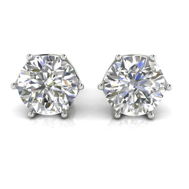 Diamond Studs Front View
