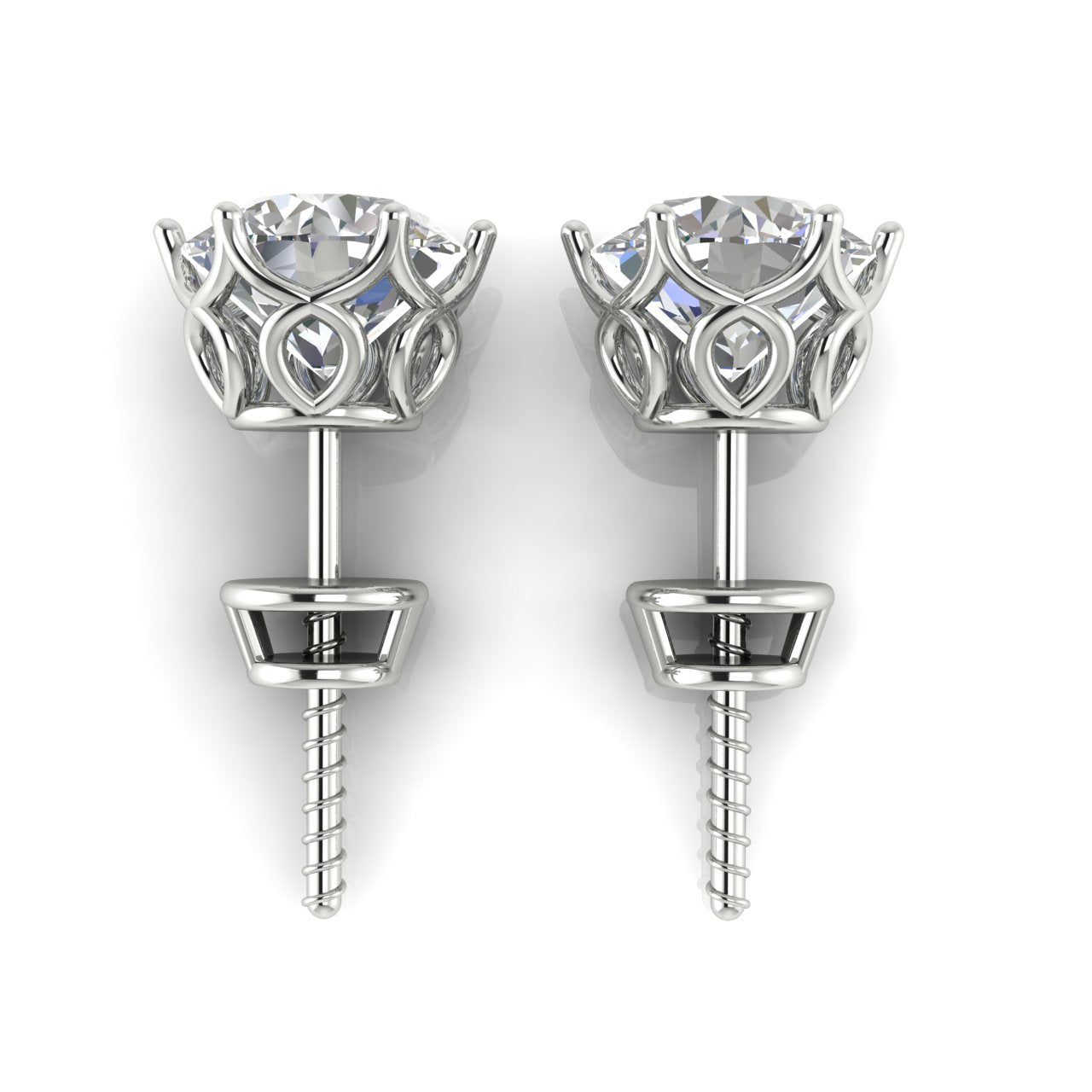 Diamond Studs Top View