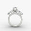 3 Carat IGI Certified Lab Diamond 14K White Gold Engagement Ring