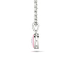 Diamond Pendant with Ceramic Halo Side Image
