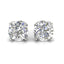 4.5 Carat IGI Certified Brilliant Round Diamond 14K White Gold Earring Studs