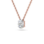 Single Diamond Oval Shape Side Image 1