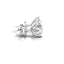 2.5 Carat IGI Certified Brilliant Round Diamond Earring White Gold Studs