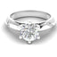 2 Carat IGI Certified D Color Lab Diamond 14K White Gold Engagement Ring