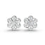 1 Carat Diamond Daisy Cluster 18K Gold Earring Studs
