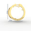 2 Carats Lab Diamond Eternity Hoop Earrings
