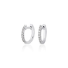 1 Carat Petite Lab Diamond Huggie Hoop Earrings