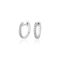 1 Carat Petite Lab Diamond Huggie Hoop Earrings