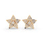1.5 Carat Flower shaped 14K Diamond Studs