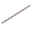 Ruby Swirl Sterling Silver Bracelet