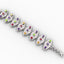 Saphire Petals Sterling Silver Bracelet