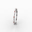 Modern Link Ruby Sterling Silver Bracelet