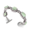Green Quartz Sterling Silver Bracelet