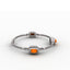 Mexican Fire Opal Sterling Silver Bracelet