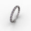 Purple Topaz Sterling Silver Tennis Bracelet