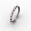 Purple Topaz Sterling Silver Tennis Bracelet
