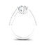 2.5 Carat IGI Certified E Color Lab Diamond 14K White Gold Engagement Ring