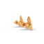 2 Carat Diamond Trinity Bloom 14K Earring