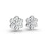 1 Carat Diamond Daisy Cluster 18K Gold Earring Studs