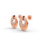 1 Carat Diamond Halo Of Grace 18K Gold Earring Studs