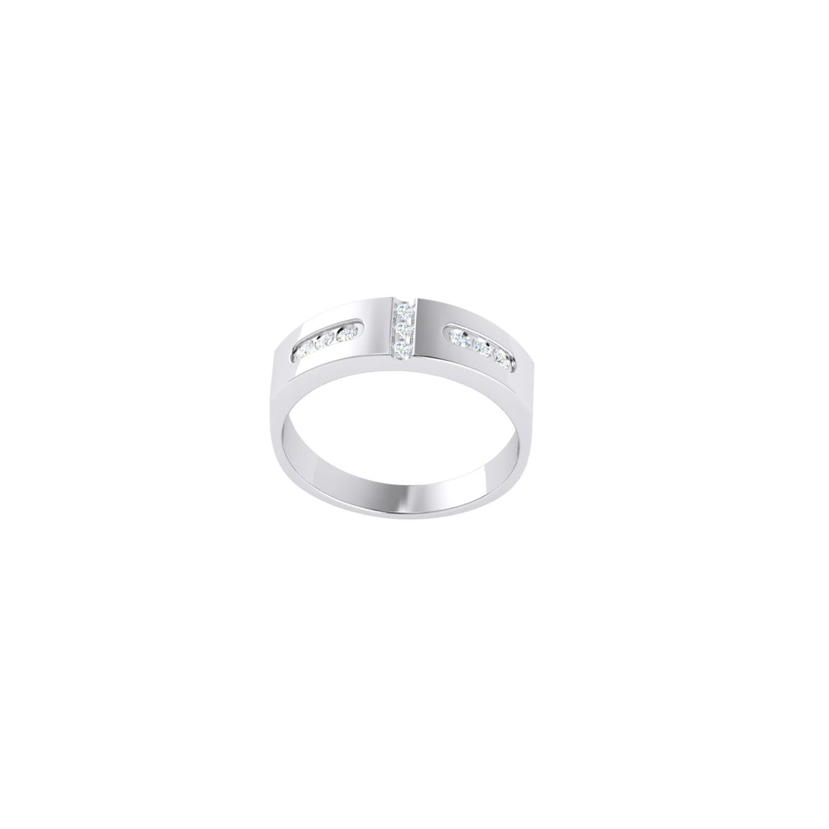 0.5 Carat Linear Glow Lab- Grown Diamond Ring 14K White Gold