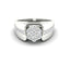 0.5 Carat Lab Diamond 14K White Gold Engagement Ring