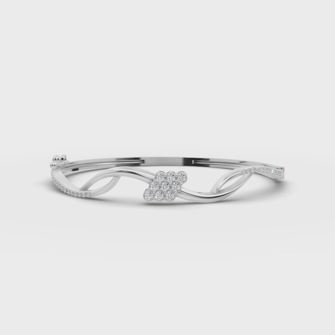 0.5 Carat Diamond Twist Of Grace 14K Bracelet