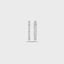 1.5 Carats Lab Diamond Eternity Hoop Earrings 14K White Gold