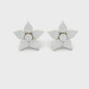 1.5 Carat Flower shaped 14K  Natural Diamond Studs