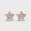 1.5 Carat Flower shaped 14K Diamond Studs