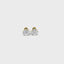 4.5 Carat  IGI Certified Brilliant Round Diamond Earring Yellow Gold Studs